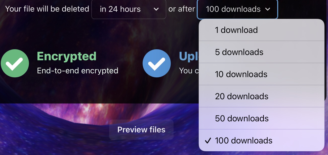 Wormhole automatic deletion options